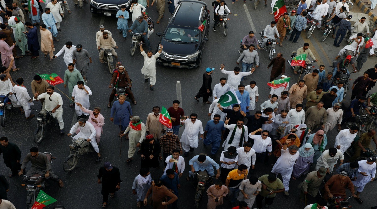 Protests On Streets Of Pakistan After Imran Khan Disqualified From ...