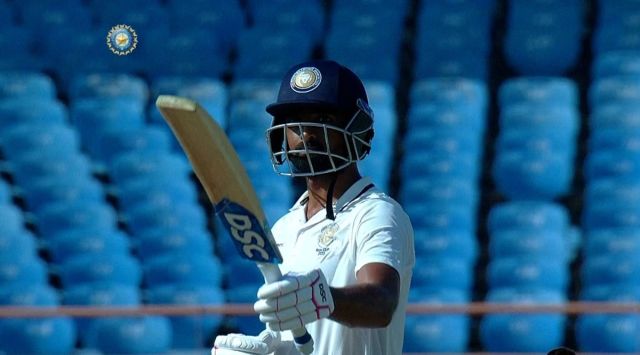 Captain 
Jaydev Unadkat led from the front with the bat as Saurashtra batters fought hard against Rest of India .(Source : BCCI Domestic Cricket/Twitter )