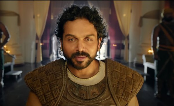 Karthi as Vanthiyathevan in PS 1