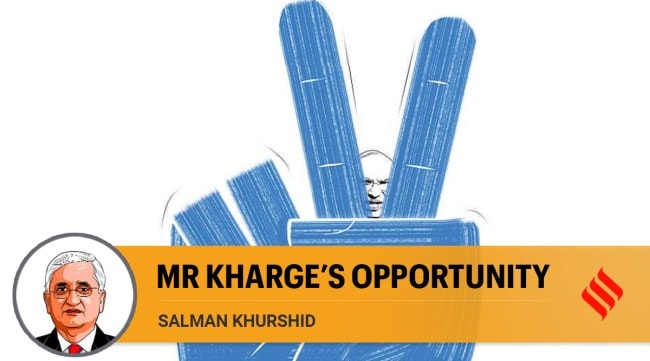 The emphatic victory of Mallikarjun Kharge, a solid veteran with 50 years of organisational and electoral service to the party, might well have been confidently predicted, but not because the election was programmed — rather the sense and historical context of the party pointed in that direction.