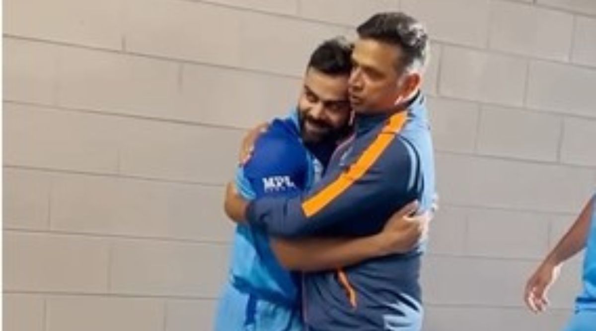 Watch: Rahul Dravid hugs Virat Kohli after his knock against ...