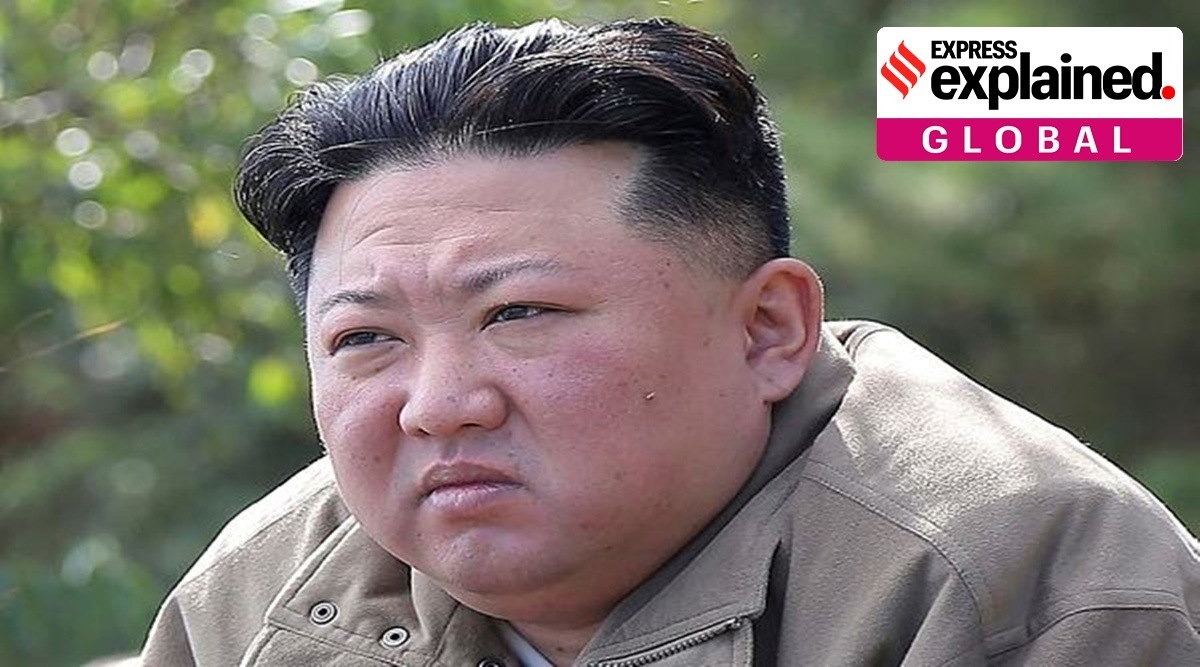 In this photo provided by the North Korean government, North Korean leader Kim Jong Un inspects military exercises at an undisclosed location in North Korea on Oct. 8, 2022. (Korean Central News Agency/Korea News Service via AP)
