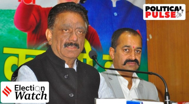 Rathore talks to The Indian Express about his electoral debut, the Congress’s election strategy, the issues in the constituency, the apple farmers’ protests, and the Gandhis. (Express Photo by Pradeep Kumar)