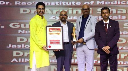 Dr. Mohana Rao Patibandla honoured with India's most trusted and admired neurosurgeon of the year 2022.
