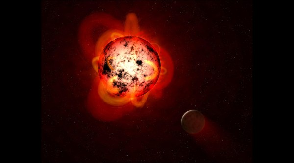 M dwarf star,life aliens