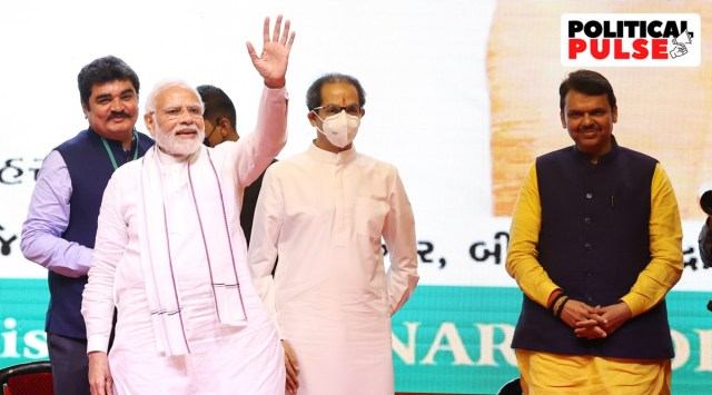 The Sena-BJP alliance lasted for 15 years, till September 2014. (Express Photo by Amit Chakravarty/File)