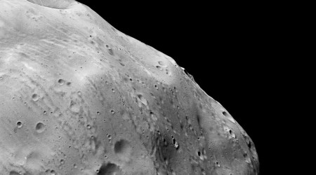 Image of Martian moon Phobos captured by Mars Express
