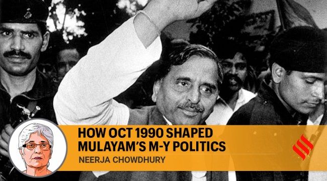 When kar sevaks tried to break into the Babri Masjid, Mulayam ordered police to fire — something P V Narasimha Rao didn’t on December 6, 1992. Archive
