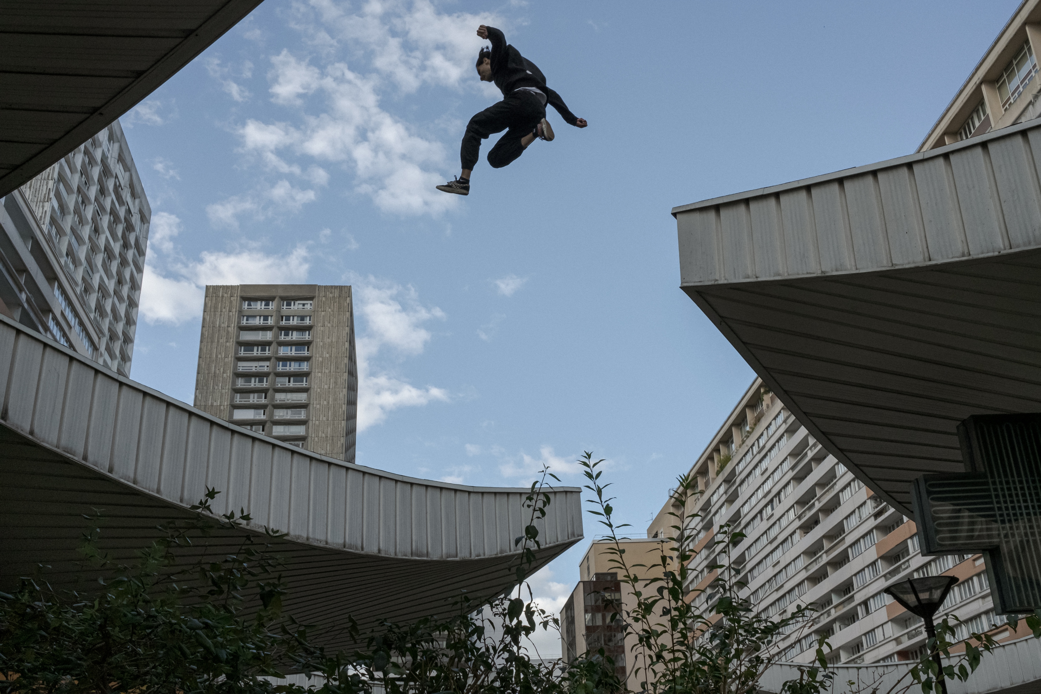 With leaps and bounds, Parkour athletes turn off the lights in Paris