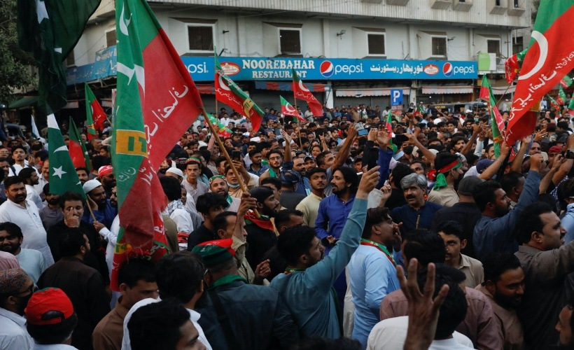 Protests On Streets Of Pakistan After Imran Khan Disqualified From ...