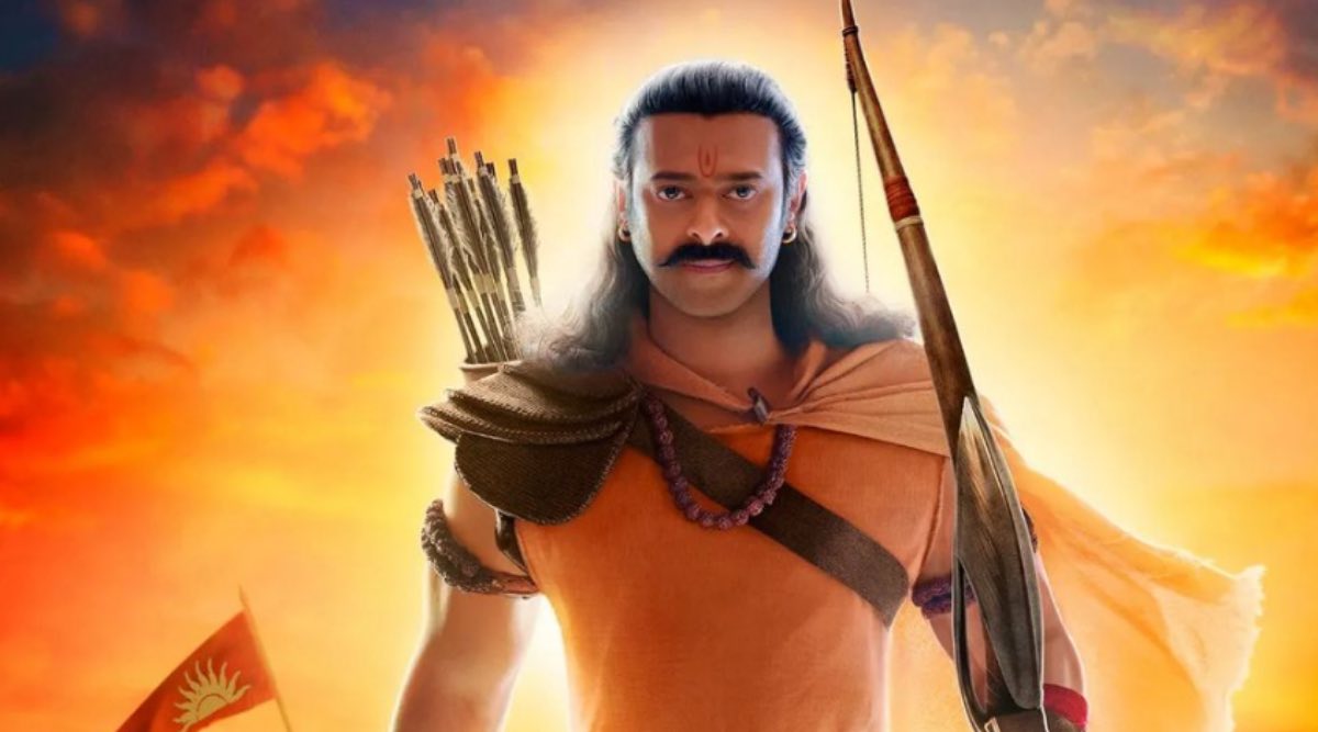 Prabhas stands in saffron flames with new Adiploush poster as fans