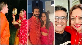Preity Zinta, Varun Dhawan, R Madhavan's Karva Chauth celebrations