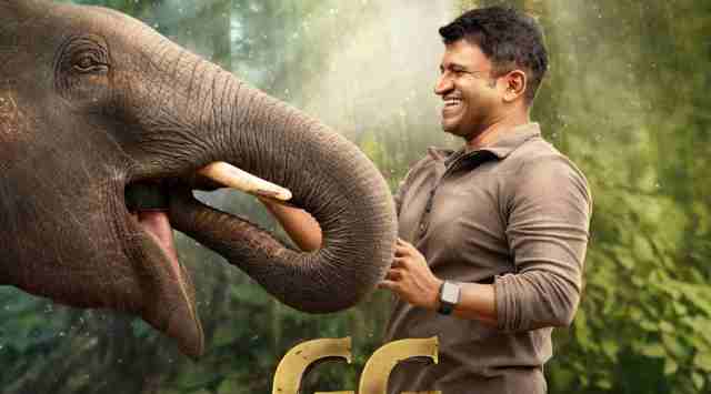 Puneeth Rajkumar in Gandhada Gudi. 