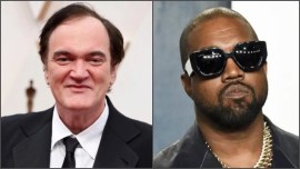 Quentin Tarantino and Ye aka Kanye West (AP Images)