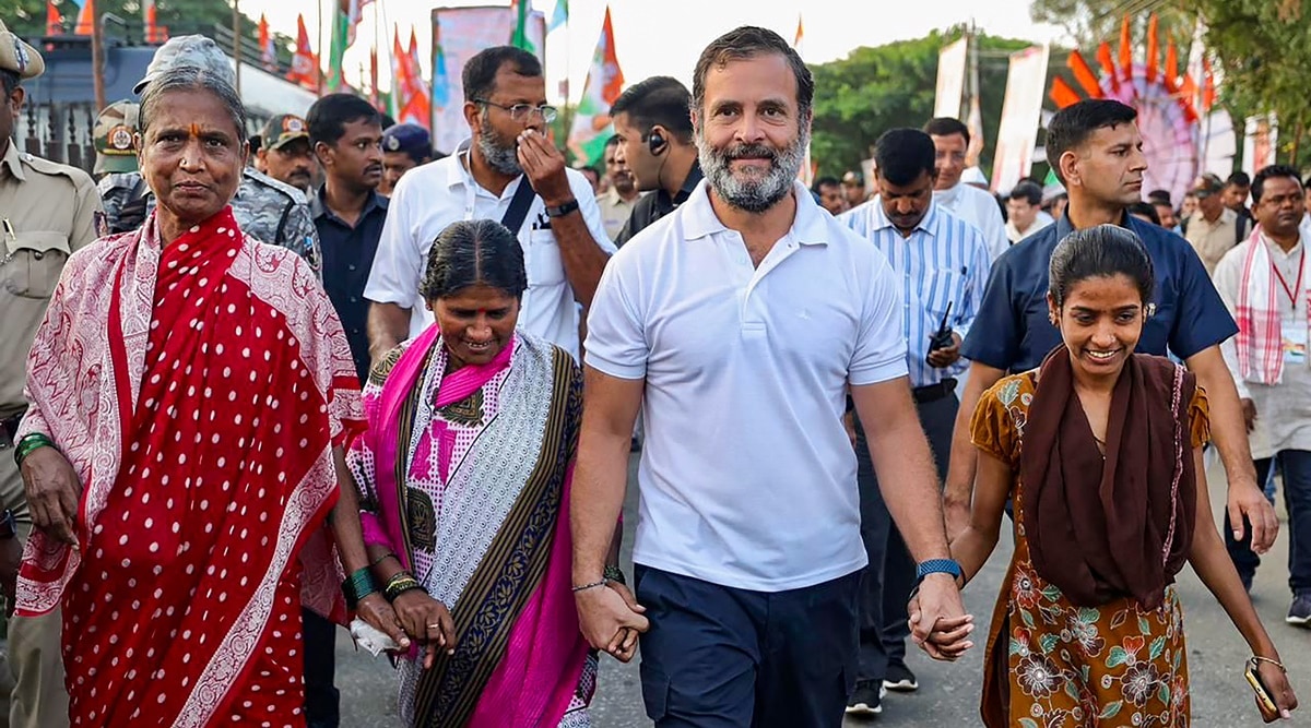 Bharat Jodo Yatra: Rahul Gandhi meets unemployed youths; queries on scams,  language woes loom large | Cities News,The Indian Express