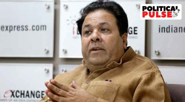 A journalist-turned-politician, Rajeev Shukla has been the cricket control board’s man for all seasons. (Express file photo by Ravi Kanojia)