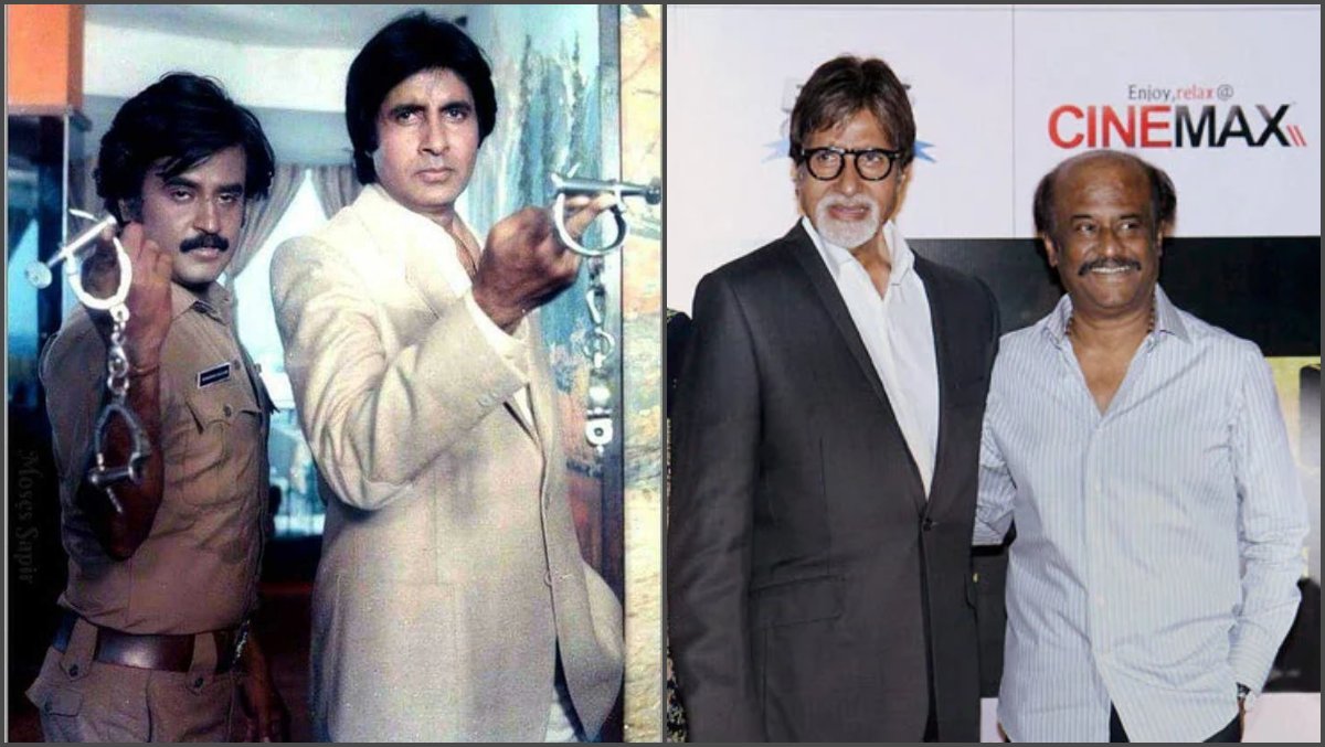 Rajinikanth wishes Amitabh Bachchan on birthday: 'The one true ...