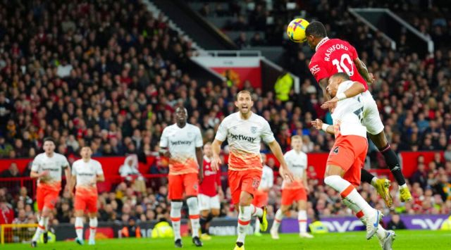 Rashford header enough to earn Manchester United battling win over West ...