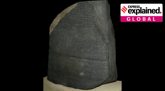 Before the Rosetta Stone was found, there was no knowledge of what Egyptian hieroglyphs exactly meant and how they were translated. (Photo via Wikimedia Commons)