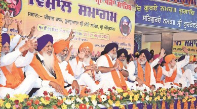 Shaheedi Saka Panja Sahib, SGPC, Gurdwara Sri Panja Sahib, Hasan Abdal railway station, Guru Nanak, Sukhbir Badal, SAD, Punjab news, Indian express, Indian express news