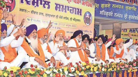 Shaheedi Saka Panja Sahib, SGPC, Gurdwara Sri Panja Sahib, Hasan Abdal railway station, Guru Nanak, Sukhbir Badal, SAD, Punjab news, Indian express, Indian express news