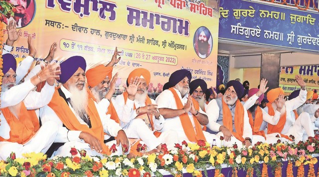 Shaheedi Saka Panja Sahib, SGPC, Gurdwara Sri Panja Sahib, Hasan Abdal railway station, Guru Nanak, Sukhbir Badal, SAD, Punjab news, Indian express, Indian express news