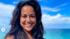 Sameera Reddy, Sameera Reddy news, Sameera Reddy height, Sameera Reddy weight, Sameera Reddy body image, Sameera Reddy body positive, Sameera Reddy body shaming, Sameera Reddy podcast, Sameera Reddy complexion, Sameera Reddy children, indian express news