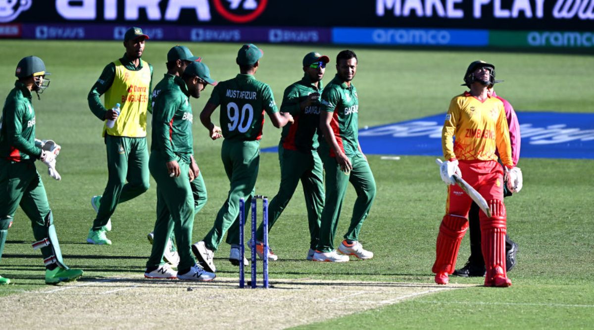 Bangladesh vs Zimbabwe Stumps uprooted, players celebrating, and then the umpire signalled a no ball Cricket News
