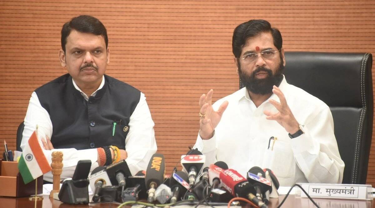eknath shinde news, press meet news, devendra fadnavis news, indian express