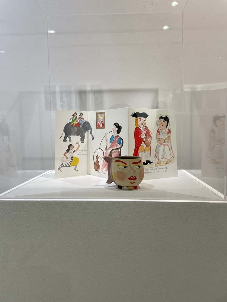 exhibition 'Journeys of Clay and Fire', ceramic exhibition, traditional pottery, conceptual art, clay art, ceramicists, British Council, clay urban and rural landscape, eye 2022, sunday eye, indian express news