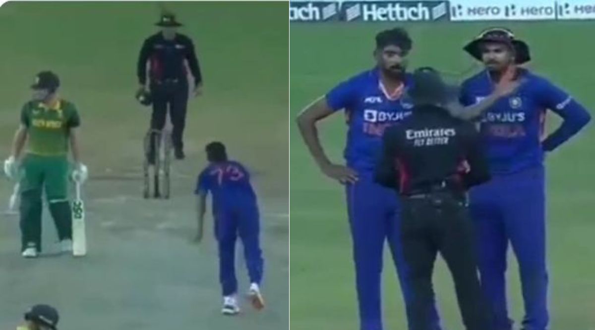 watch-mohammed-siraj-argues-with-umpire-after-conceding-four-overthrows-in-ranchi-odi