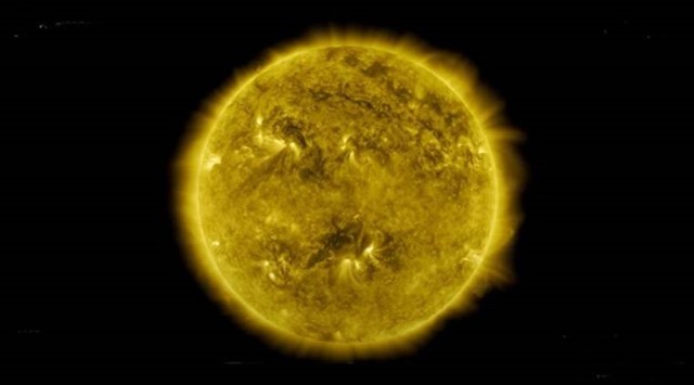 Constant churning of electrically charged particles known as plasma in the Sun's interior produces the Sun's magnetic field through a process known as the solar dynamo mechanism. (File pic/NASA)
