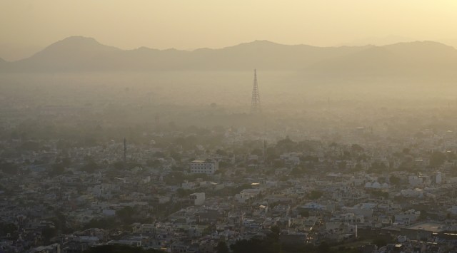 The UN report, however, says India’s emission remains far below the world average at 2.4 tCO2e. Express (File)