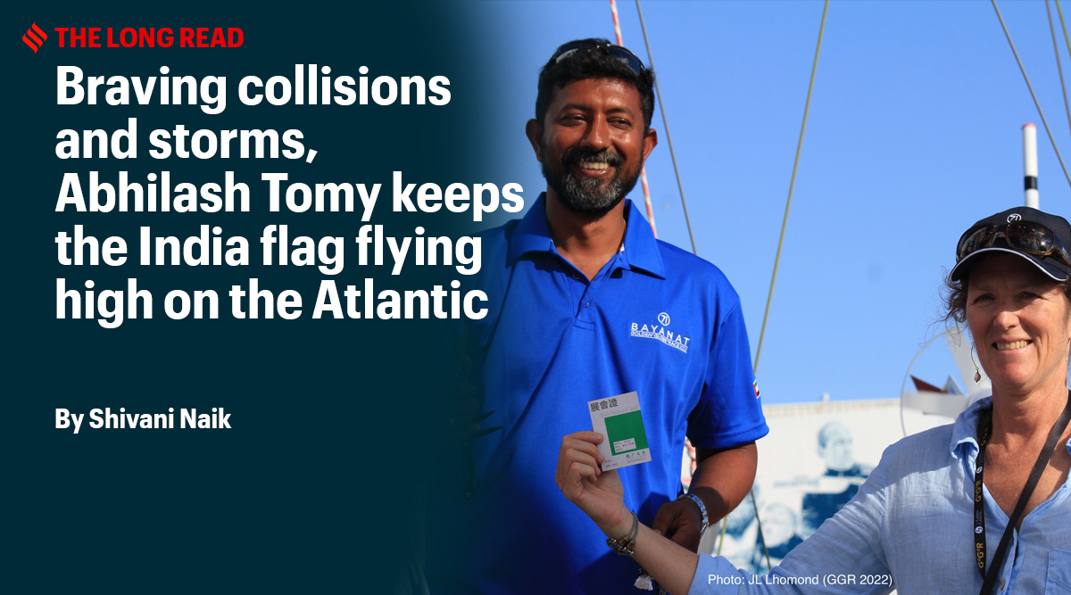 Long Read: Braving collisions and storms, Abhilash Tomy keeps the