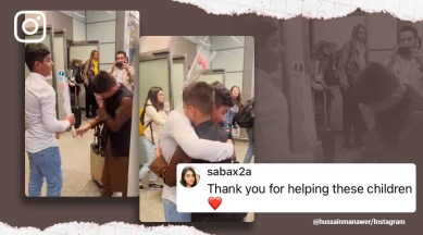 Two Afghan brothers reunite, reunion, family, Afghanistan, war, Taliban, King's Cross station, London, UK, refugee, viral, trending, Indian Express