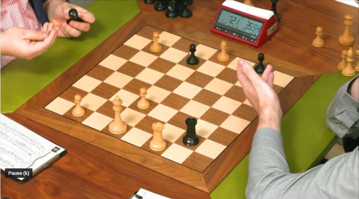 Hans Niemann won the First Round of US Chess Championship 2022