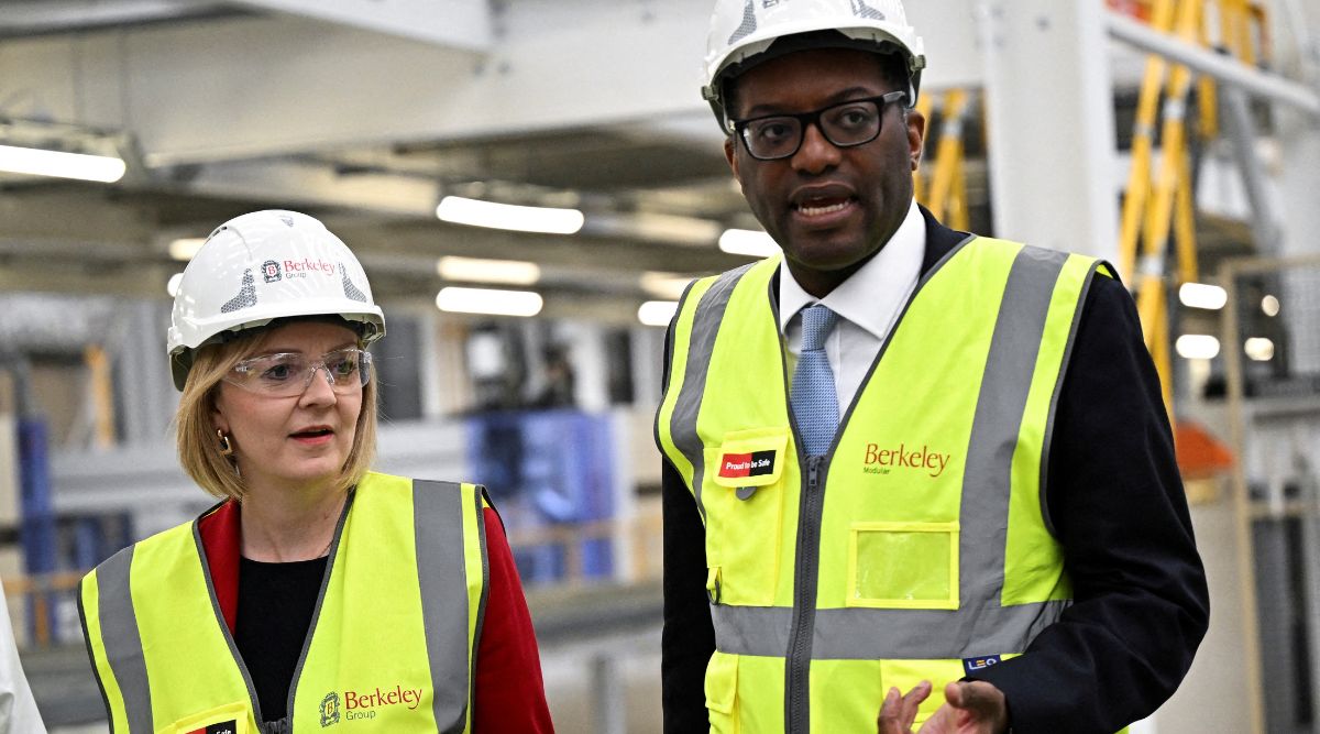 File photo of British Prime Minister Liz Truss and Chancellor of the Exchequer Kwasi Kwarteng. (Reuters)