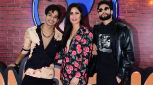Katrina Kaif, Siddhant, Ishaan are a stylish trio at Phone Bhoot trailer launch
