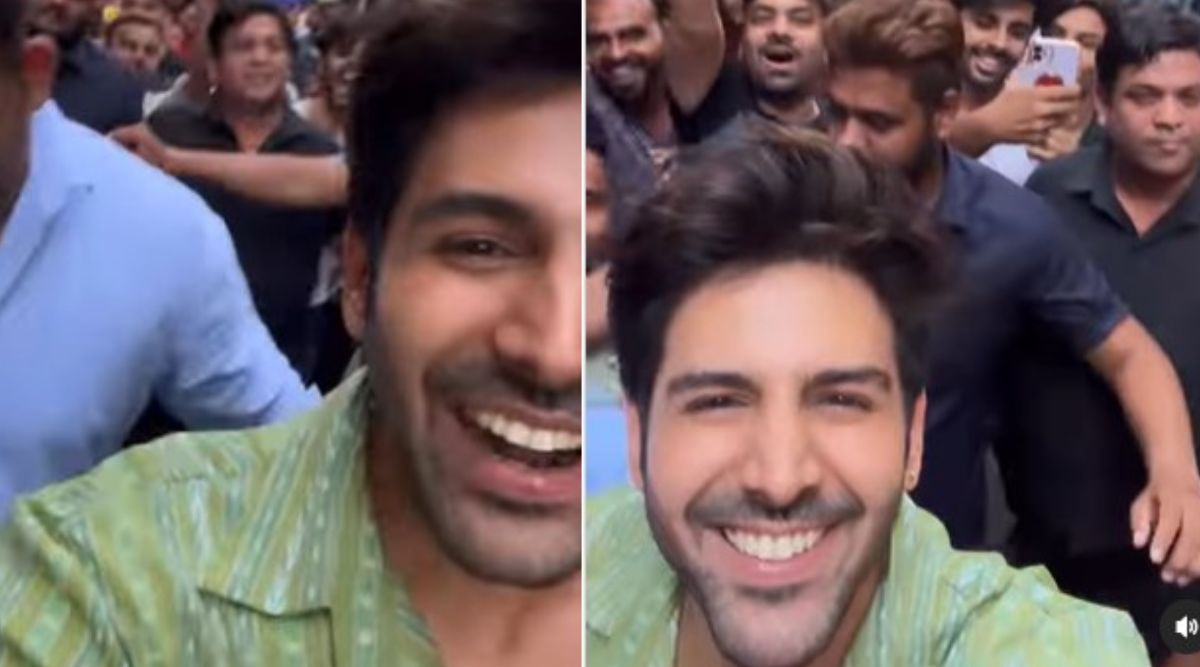 Indian Crying Gang Rape Porn Video - Kartik Aaryan mobbed by fans on the streets of Ahmedabad, watch video |  Entertainment News,The Indian Express