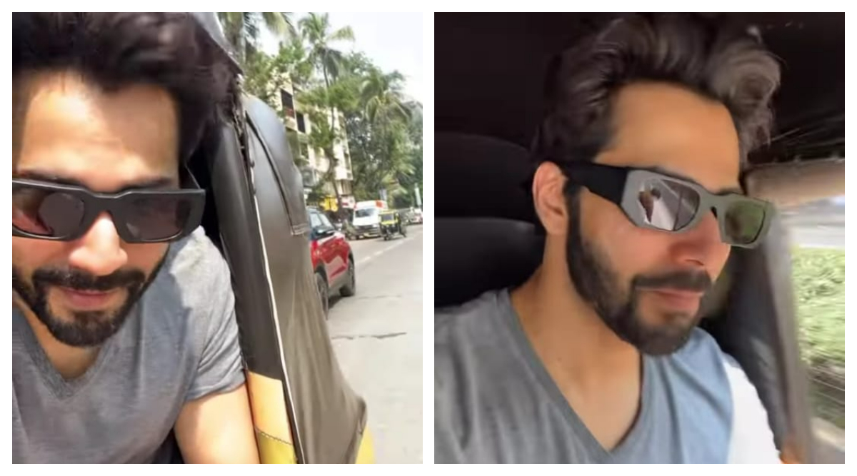 Varun Dhawan Ke Xxx Video - Varun Dhawan hails an autorickshaw to work, shares video of his ride. Watch  here | Bollywood News, The Indian Express