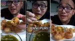 Vietnamese food blogger tries pani puri, pani puri, gol gappe, puchke, patashe, Indian food, street food, foreigner tries Indian food, blogger, Instagram, viral, trending