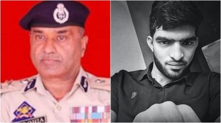 Lohia (left) was posted as the DGP prisons in August. (Image credit: jkprisons.in, PTI)