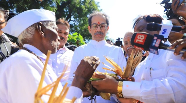 The Shiv Sena (UBT) chief also took a dig at CM Ekanath Shinde and said, “You (CM Shinde) betrayed us... But don’t at least betray the farmers who feed us.”  