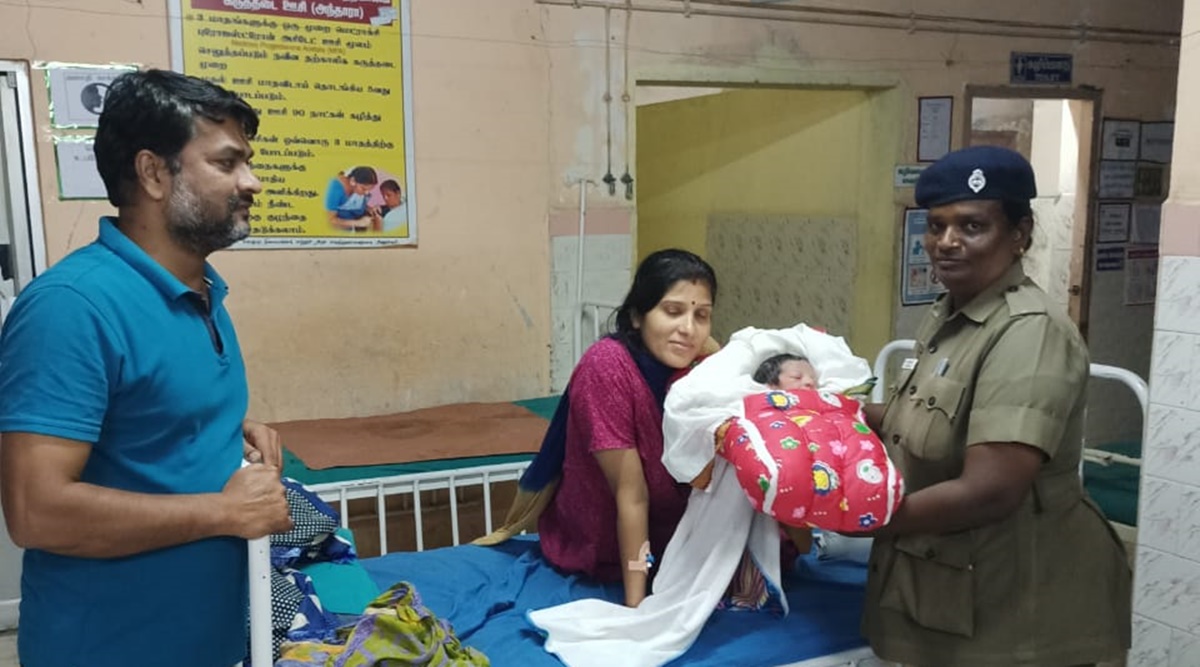 cop-on-platform-duty-helps-woman-deliver-baby-at-tamil-nadu-railway-station