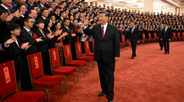 Much ado will be made of revenge on the “century of humiliation” through the “rejuvenation of the Chinese nation” to achieve the “Chinese Dream” as enunciated in Xi Jinping Thought. (AP)
