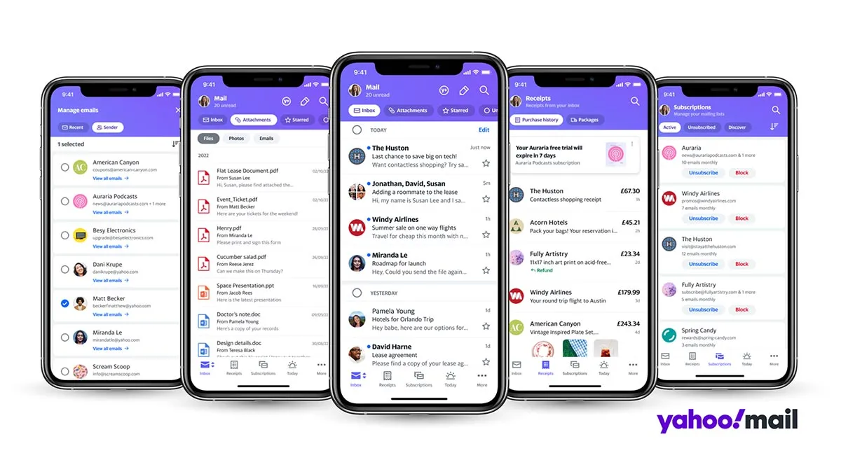 Yahoo Mail app gets a redesign to help you make sense of your Inbox