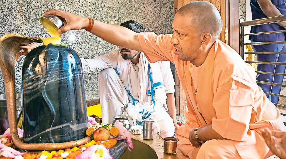 Grand bell for Ram Temple, Yogi Adityanath, Ram temple, Grand bell Ram Temple Etah, Lucknow news, Lucknow , Uttar Pradesh, Uttar Pradesh news, Indian Express, India news, current affairs, Indian Express News Service, Express News Service, Express News, Indian Express India News