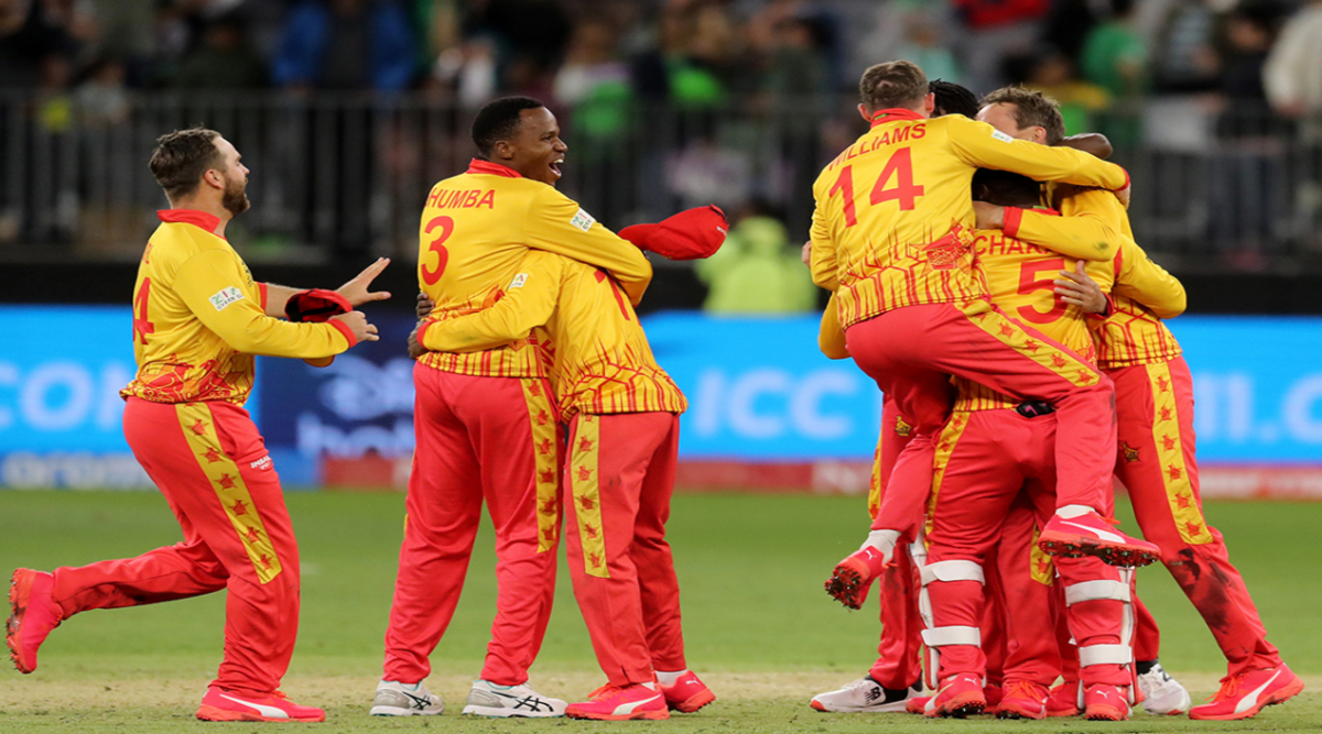 Zimbabwe stun Pakistan in last ball Super 12 thriller