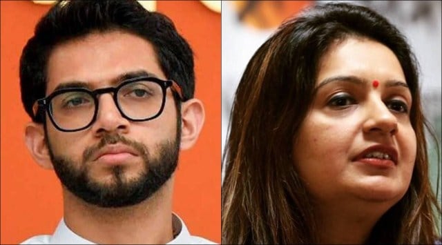 Shiv Sena (Uddhav faction) leaders Aaditya Thackeray and Priyanka Chaturvedi. 