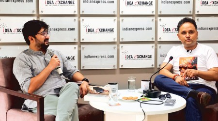 Amish Tripathi, Amish Tripathi interview, Indian mythology, Indian history, Amish Tripathi exclusive, Idea Exchange, Indian Express, India news, current affairs, Indian Express News Service, Express News Service, Express News, Indian Express India News